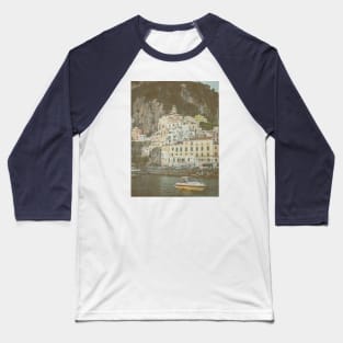 Vintage Amalfi coast Baseball T-Shirt